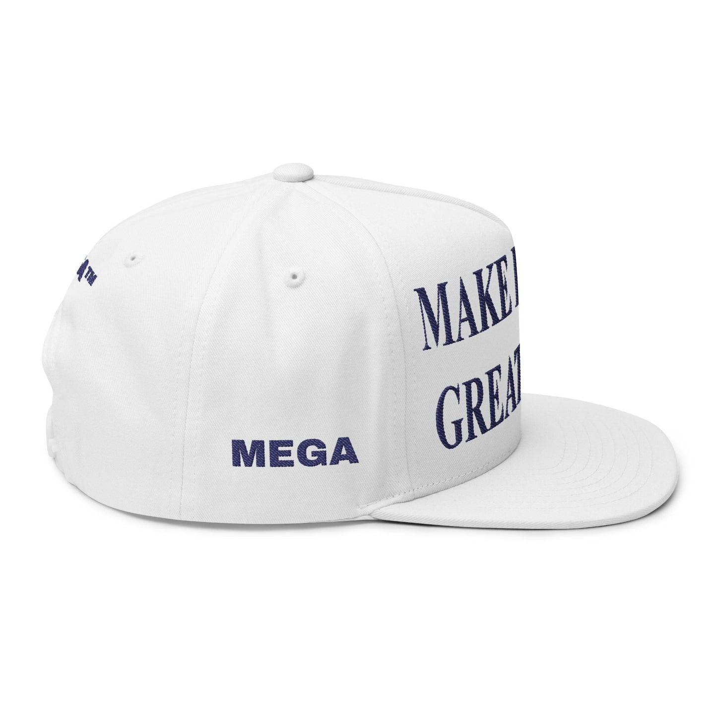 MEGA EU FLAG Hat - White
