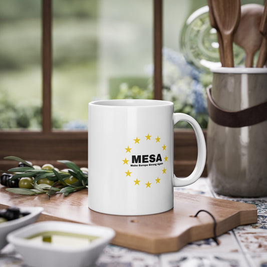 MESA Gold Stars Mug - White