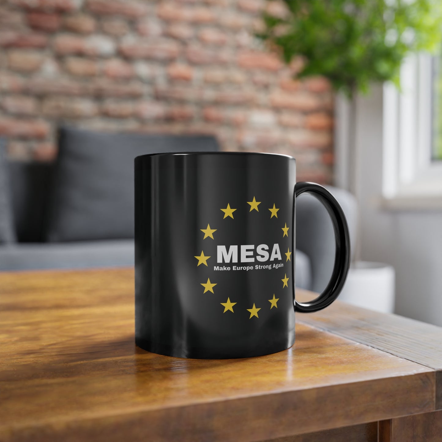 MESA Gold Stars Mug - Black