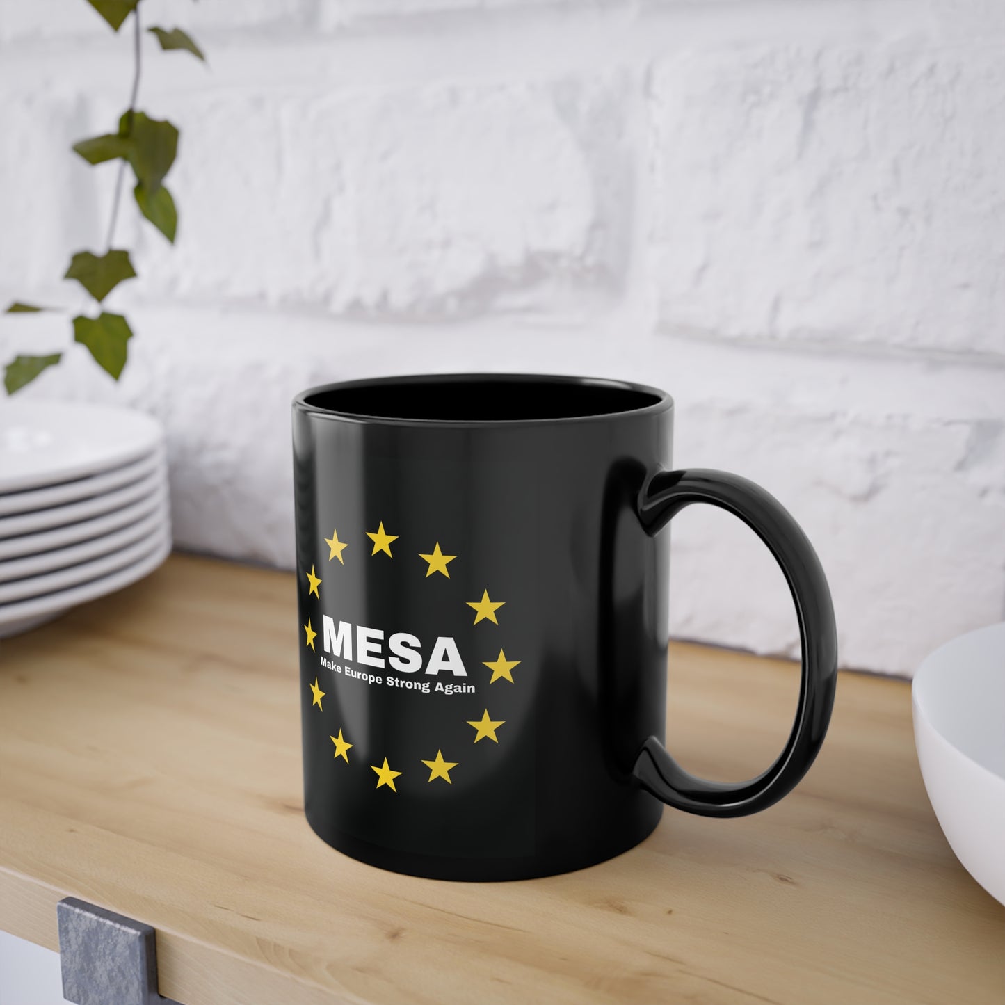 MESA Gold Stars Mug - Black