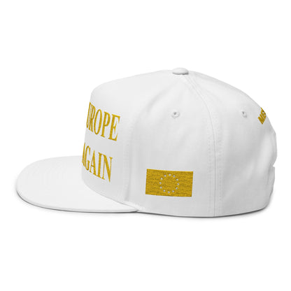 MEGA EU FLAG Hat - White/Gold