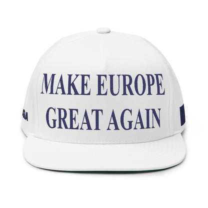 MEGA EU FLAG Hat - White