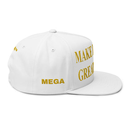 MEGA EU FLAG Hat - White/Gold